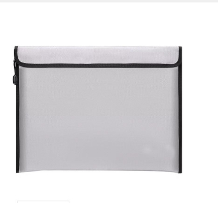کیسه فایل نسوز نقره ای بزرگ کیسه اسناد نسوز 13.4x9.8 اینچی ضد آب