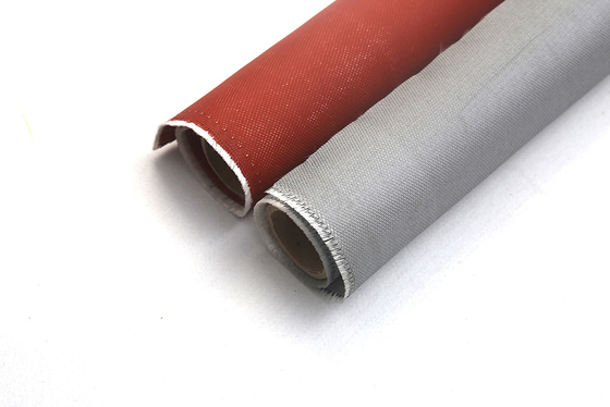 پارچه فایبر گلاس با روکش PU 0.8mm 850gsm محافظ جوشکاری بادوام و پرده دود